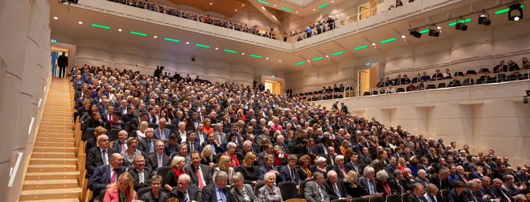 Blick aufs Publikum im Konzerthaus