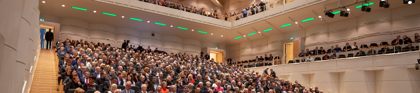 The audience in the Dortmund concert hall