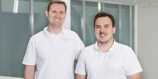 Die Geschäftsführer der Spacedatists GmbH Florian Spieß und Jacob Kopec, die Geschäftsführer der Spacedatists GmbH.
