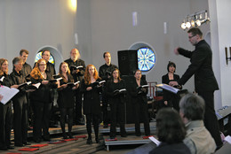 Kammerchor der TU Dortmund während des Auftritts