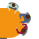 Open Round Table Graphische Darstellung von drei Menschen, die an einem Tisch sitzen