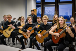 Das Gitarrenensemble der TU Dortmund