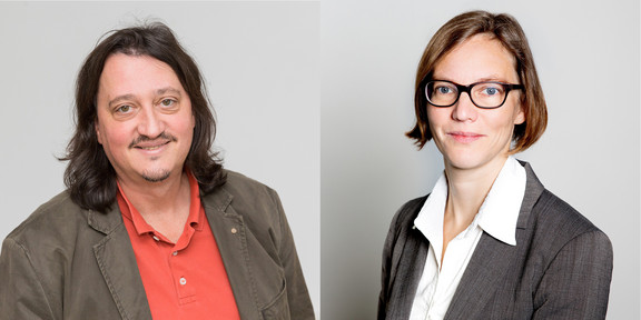 Prof. Selter und Prof. McElvany Porträtfoto eines Mannes und einer Frau