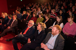 A photo of the audience at the 20th anniversary of "Between Breakfast and Broussia".