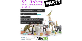 Flyer für eine Party