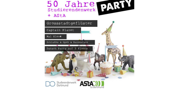 Flyer für eine Party