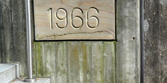 Foundation stone of the TU Dortmund.