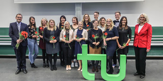 Gruppenfoto von Lehramtsabsolventen.