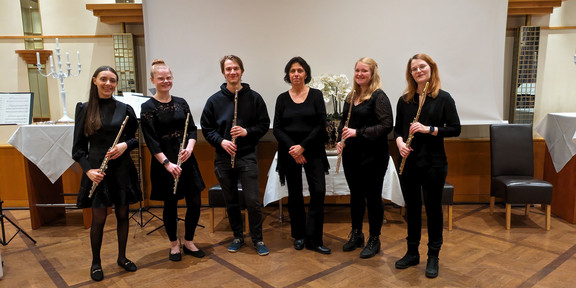 TU Flutes Die TU Flutes im Februar 2024