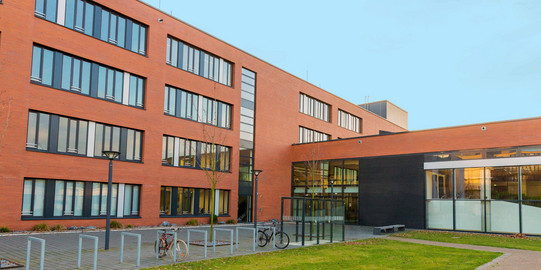 red building