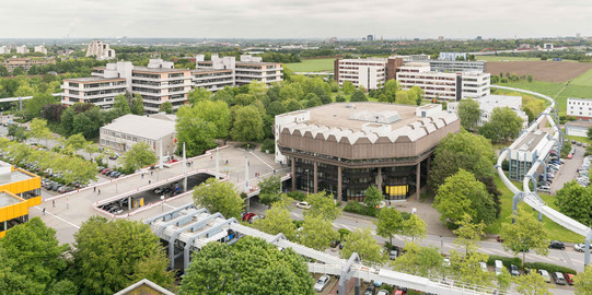 University Library from above Central Library from above