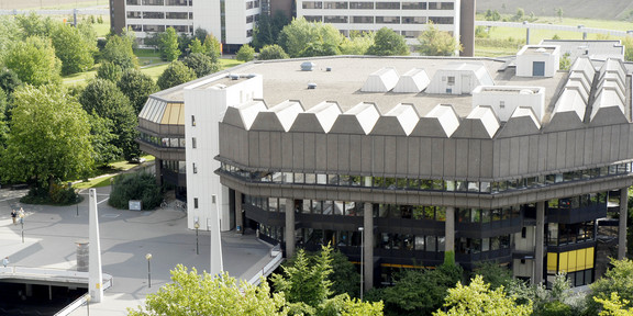 The picture shows the building of the Central Library.