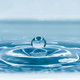 Wassertropfen Nahaufnahme eines Wassertropfens.