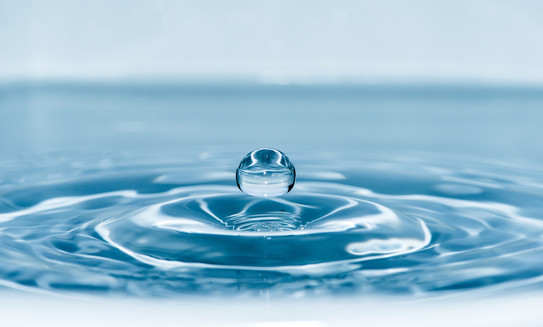 Detail photo of a water drop