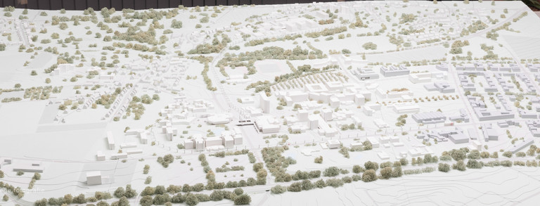 Modell der TU Dortmund Ein Architektur-Modell des Campus der TU Dortmund.
