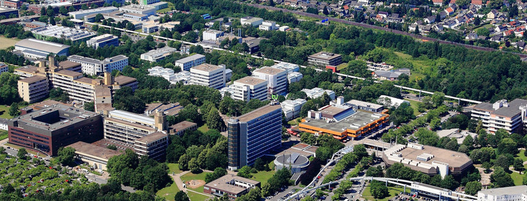 Luftaufnahme vom Campus Nord