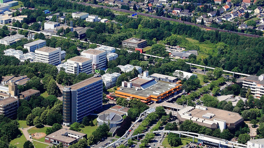 Campus Nord Luftaufnahme vom Campus Nord