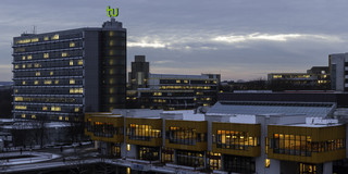 TU campus in wintertime.