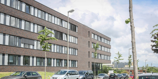 The picture shows the building of the Faculty of Computer Science.