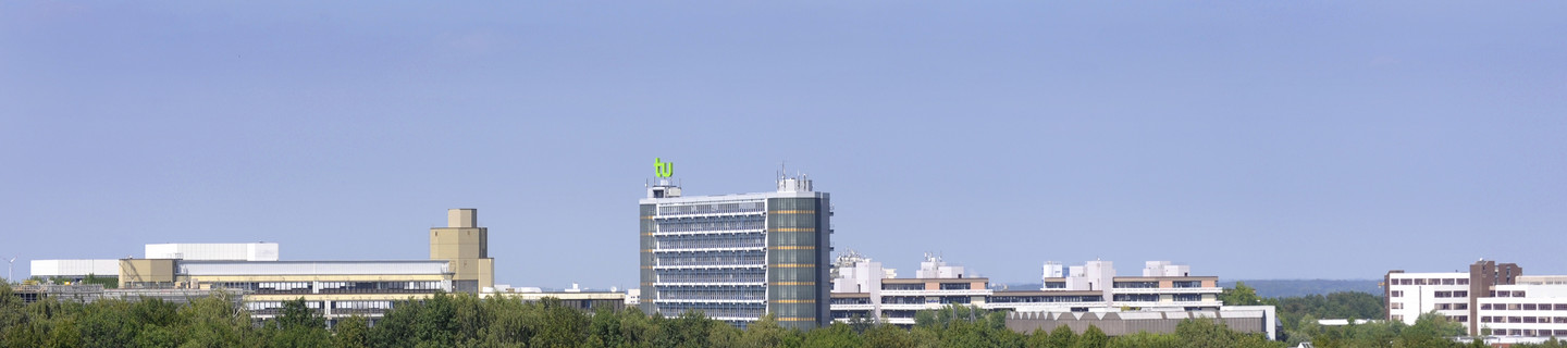 Panorama photo of TU Dortmund University campus